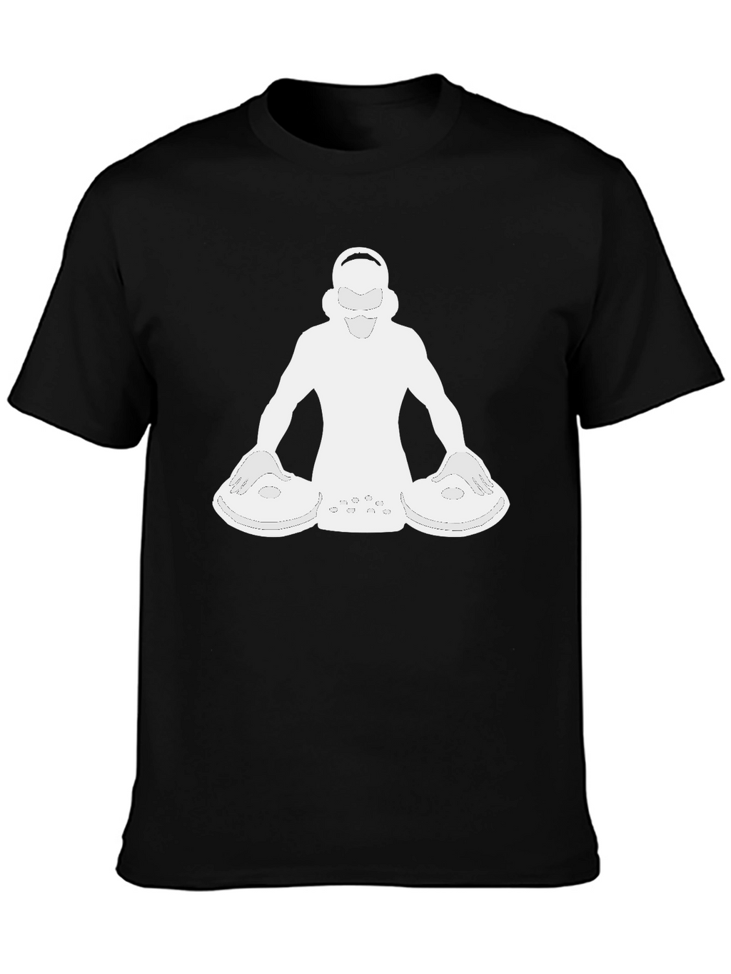 DJ Graphic Tee - Black Short Sleeve Shirt