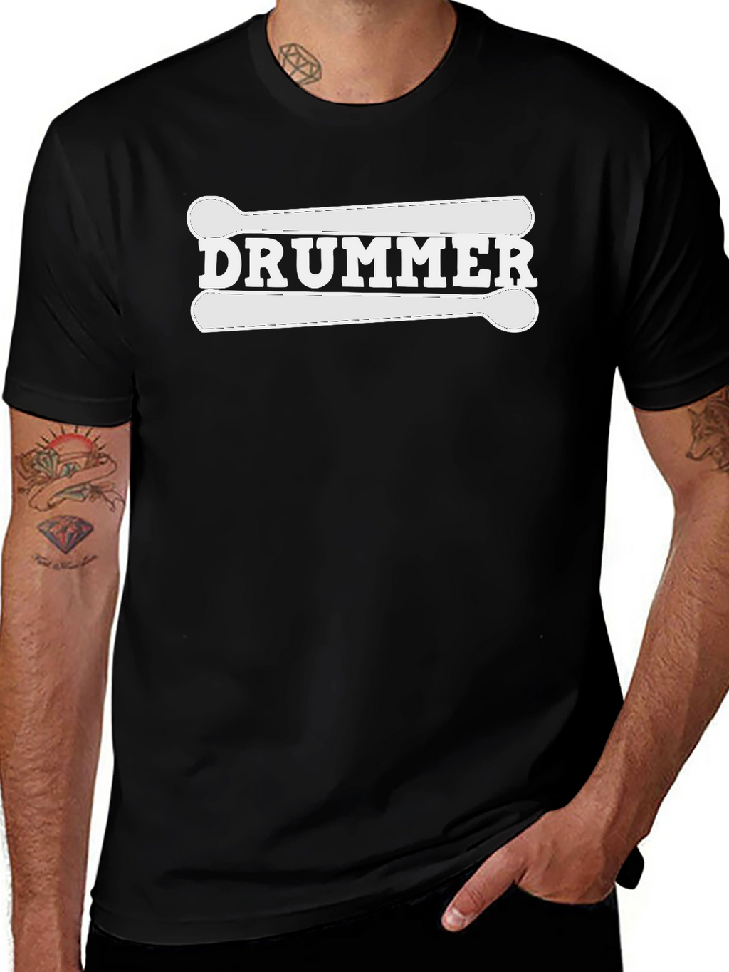 Drummer T-Shirt - Classic Design Music Lover Tee
