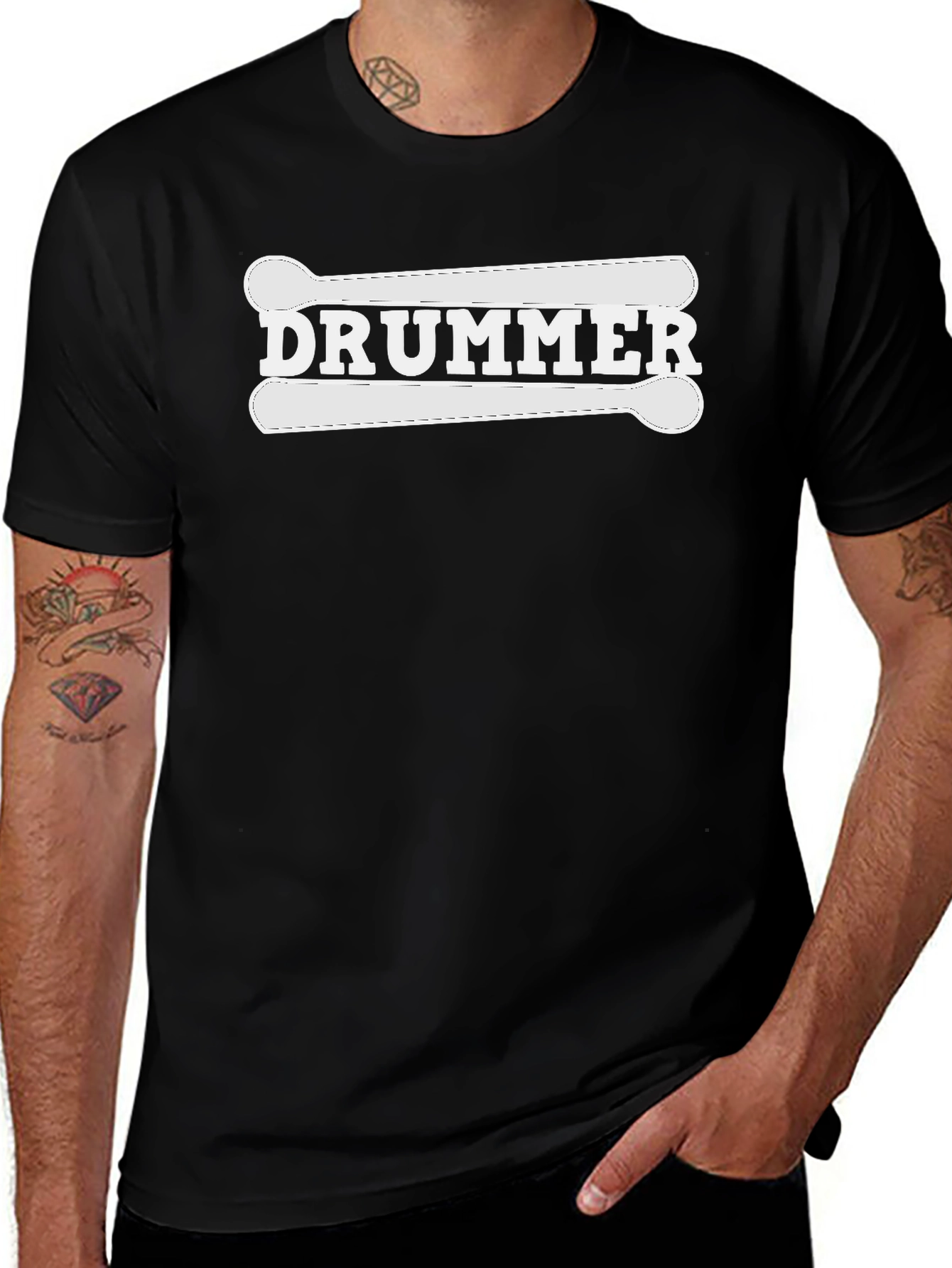 Drummer T-Shirt - Classic Design Music Lover Tee