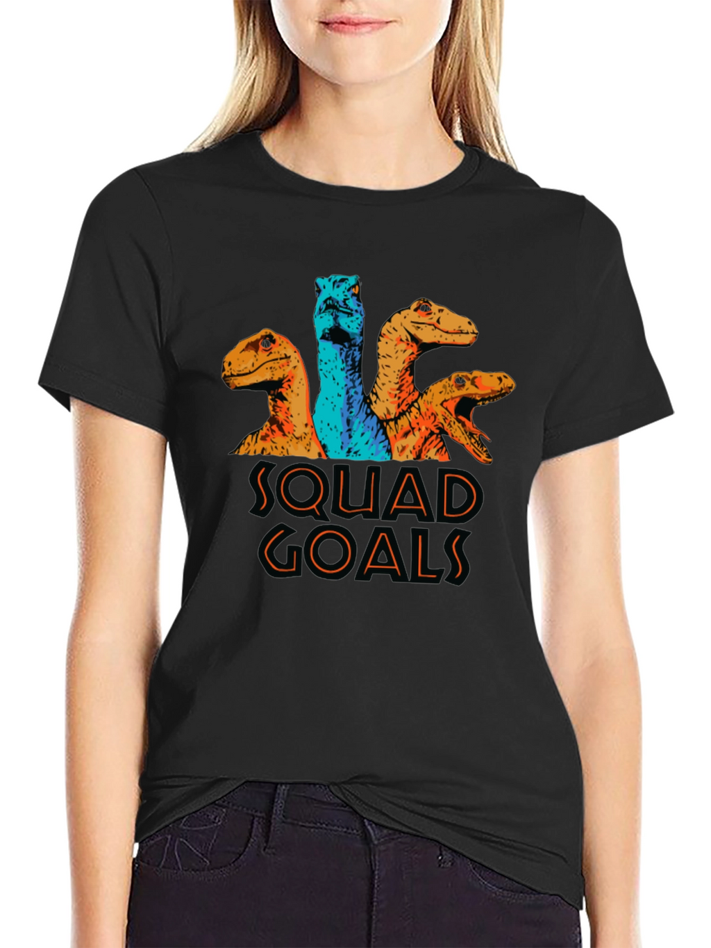 Squad Goals Dinosaur Graphic Tee