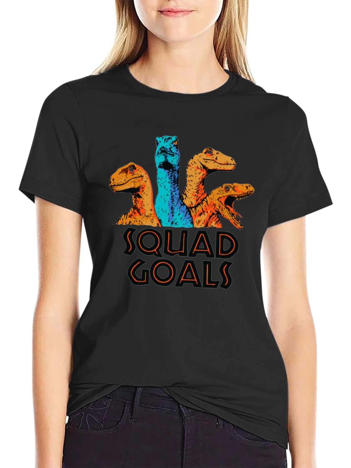 Squad Goals Dinosaur Graphic Tee