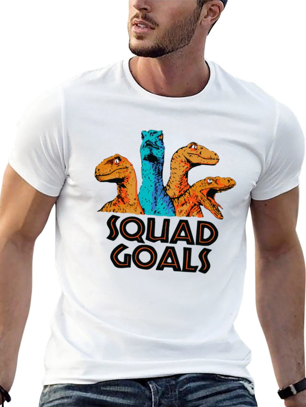 Squad Goals Dinosaur Graphic Tee