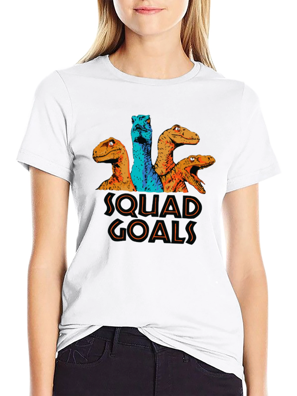 Squad Goals Dinosaur Graphic Tee