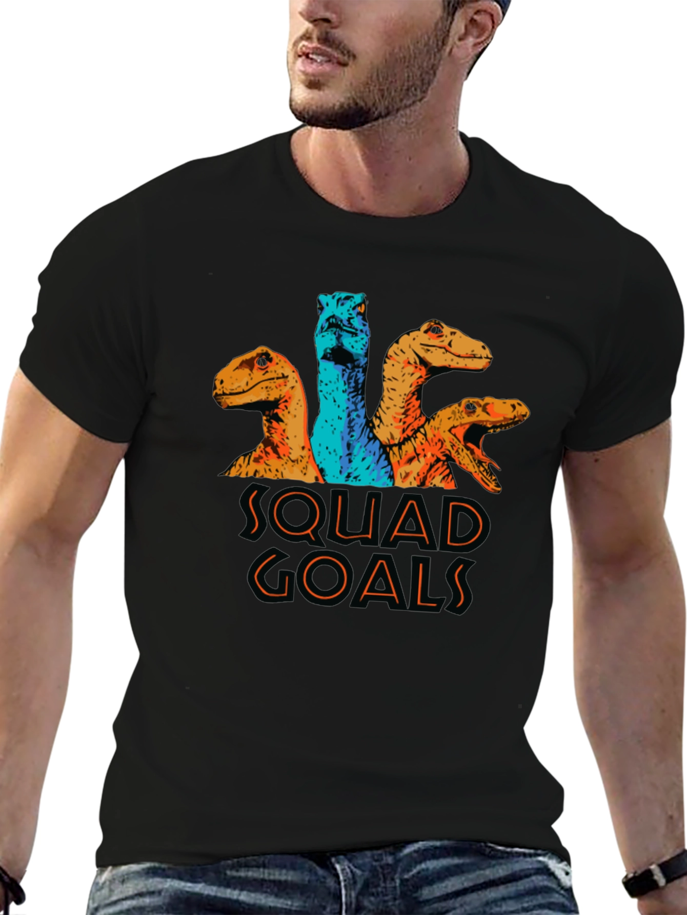 Squad Goals Dinosaur Graphic Tee
