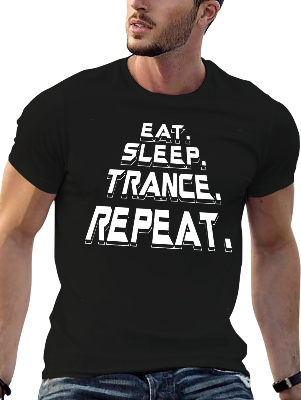 Eat Sleep Trance Repeat Graphic Tee