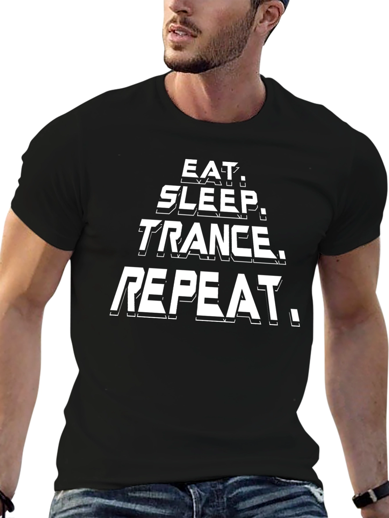 Eat Sleep Trance Repeat Graphic Tee
