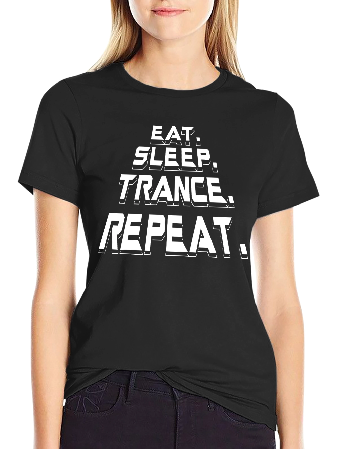 Eat Sleep Trance Repeat Graphic Tee