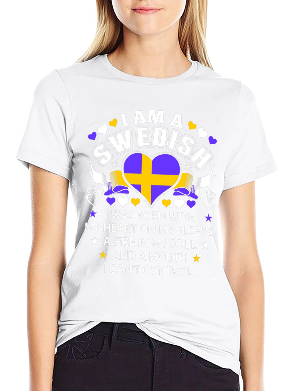 I am a Swedish: Heart & Soul T-Shirt