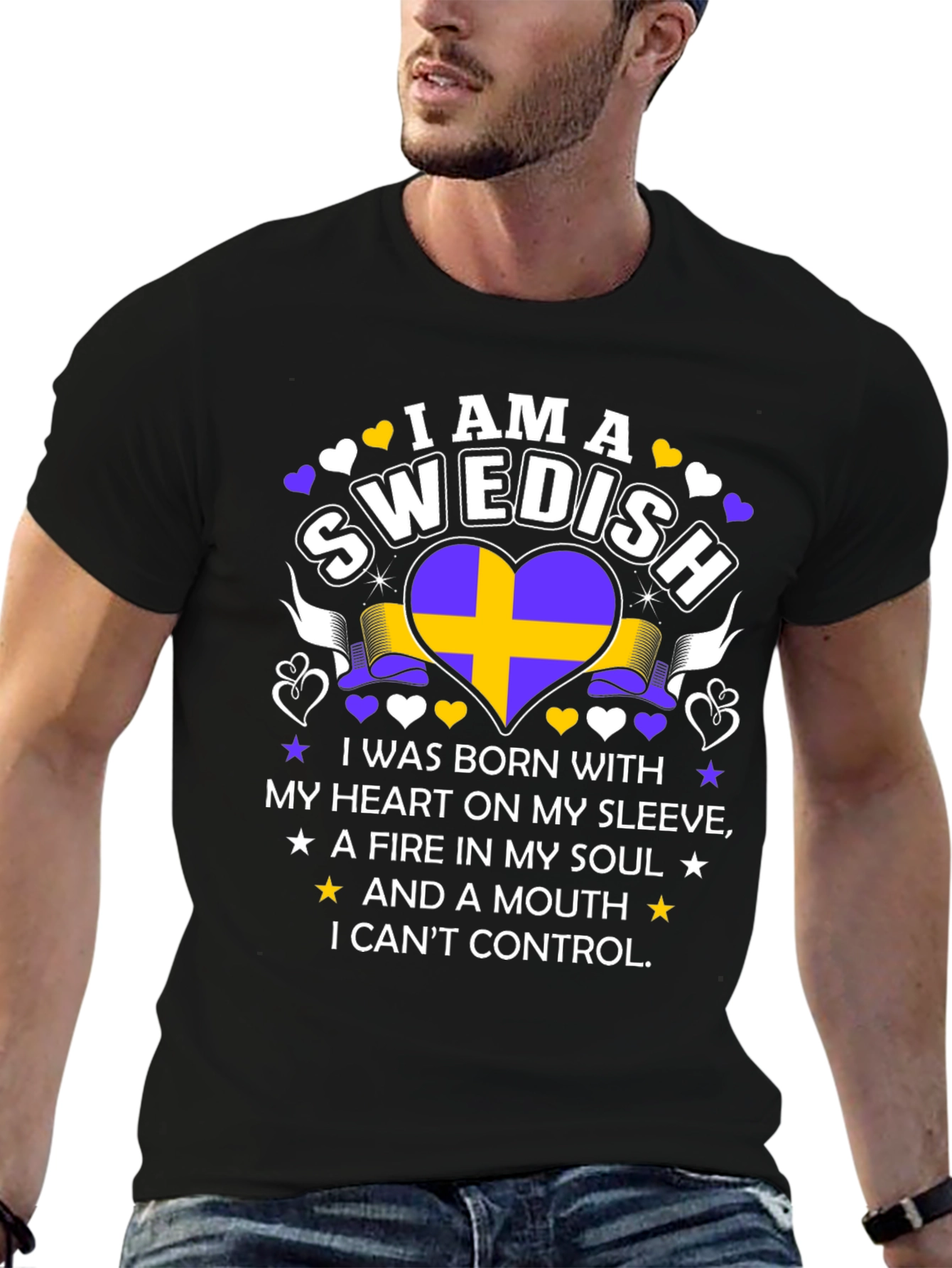 I am a Swedish: Heart & Soul T-Shirt