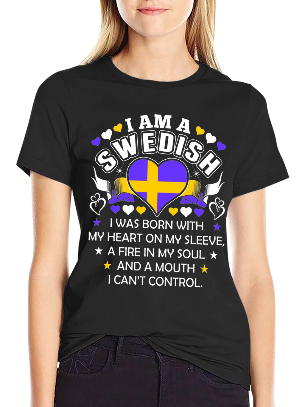 I am a Swedish: Heart & Soul T-Shirt