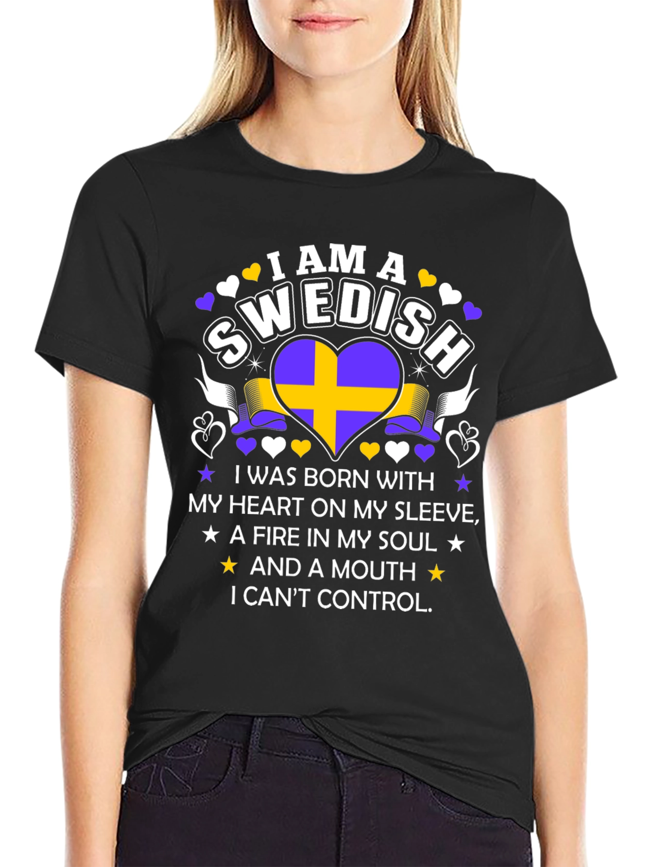 I am a Swedish: Heart & Soul T-Shirt