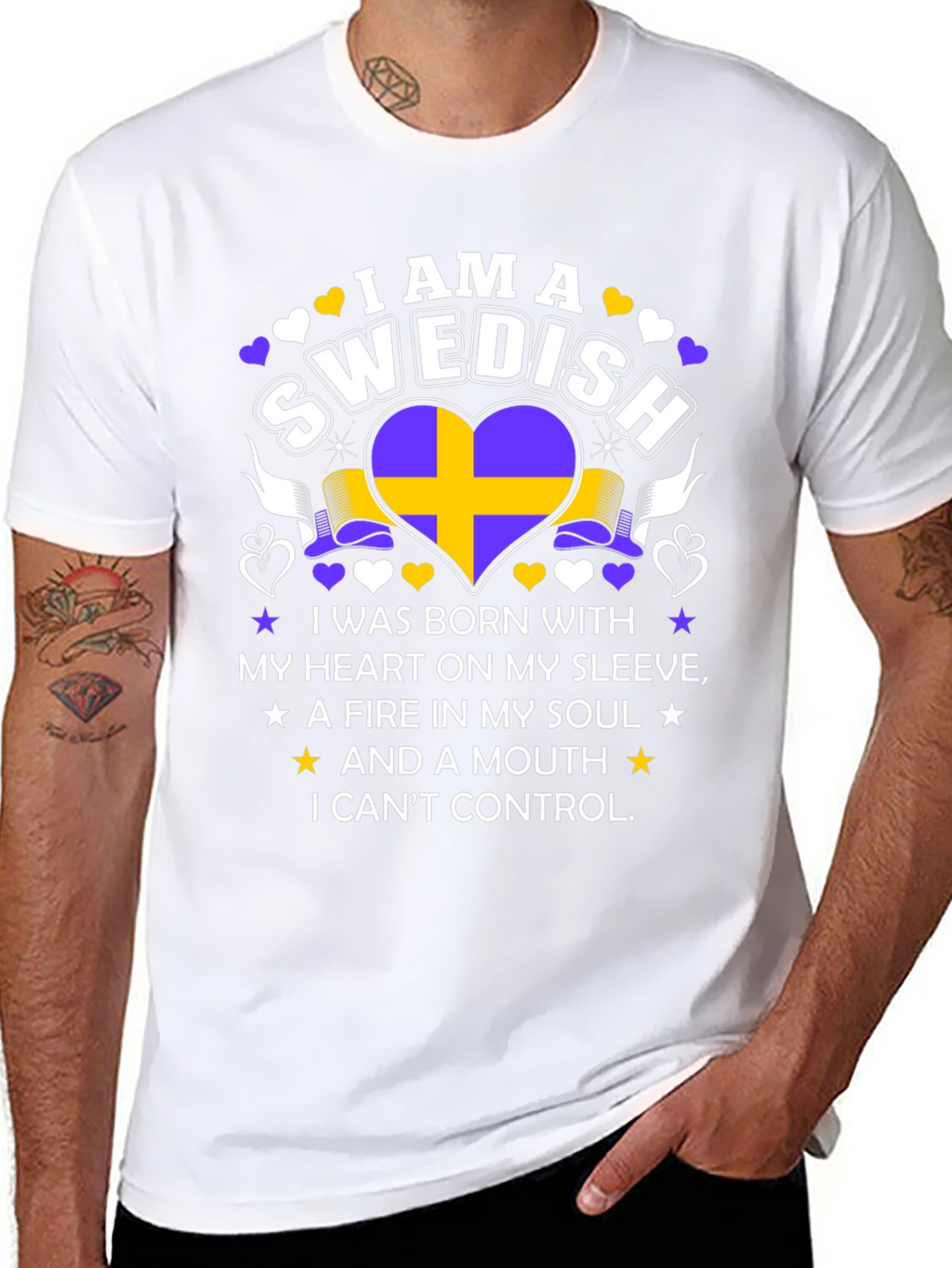 I am a Swedish: Heart & Soul T-Shirt