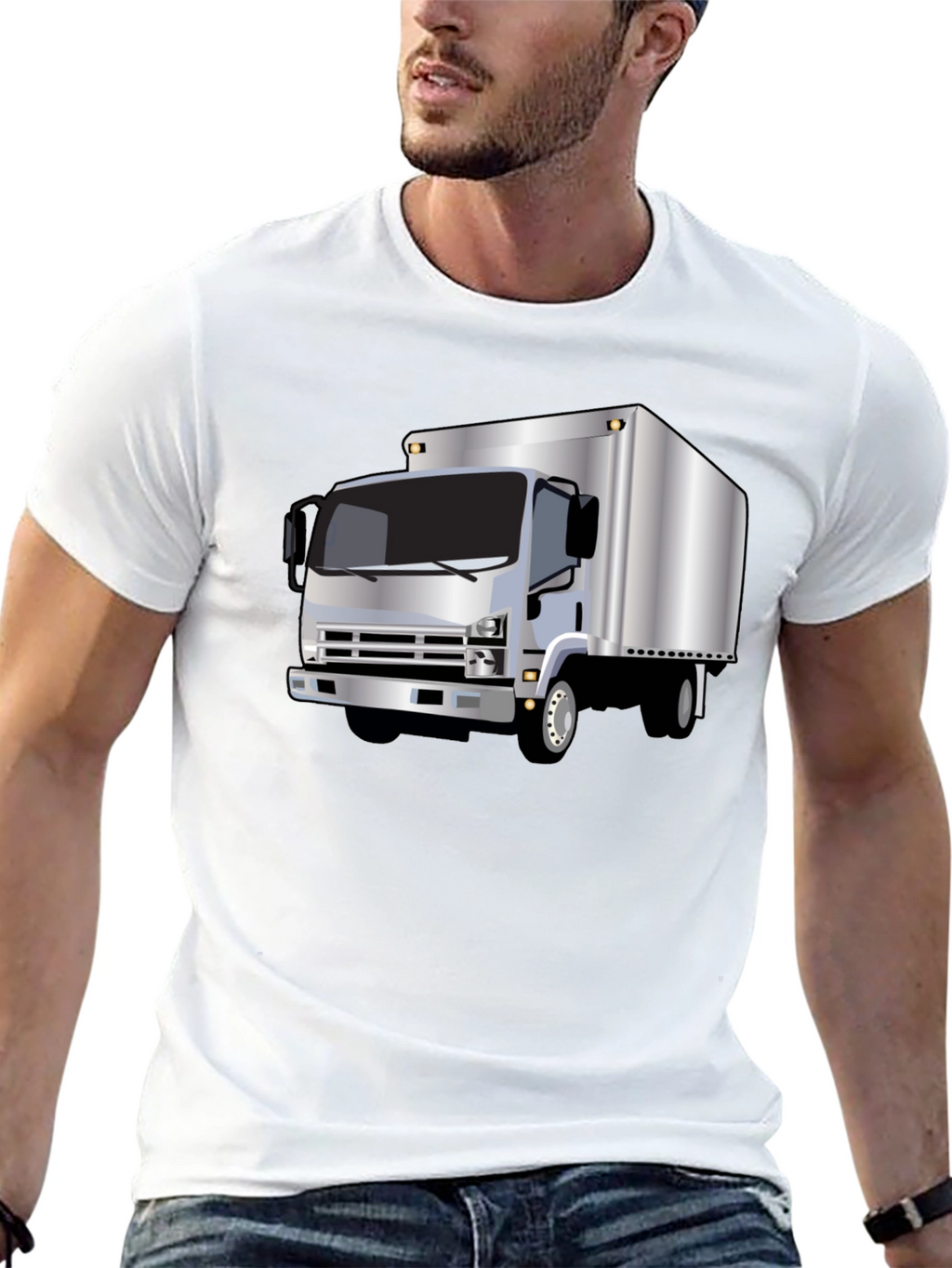 Truck Graphic Tee - Cool Black T-Shirt