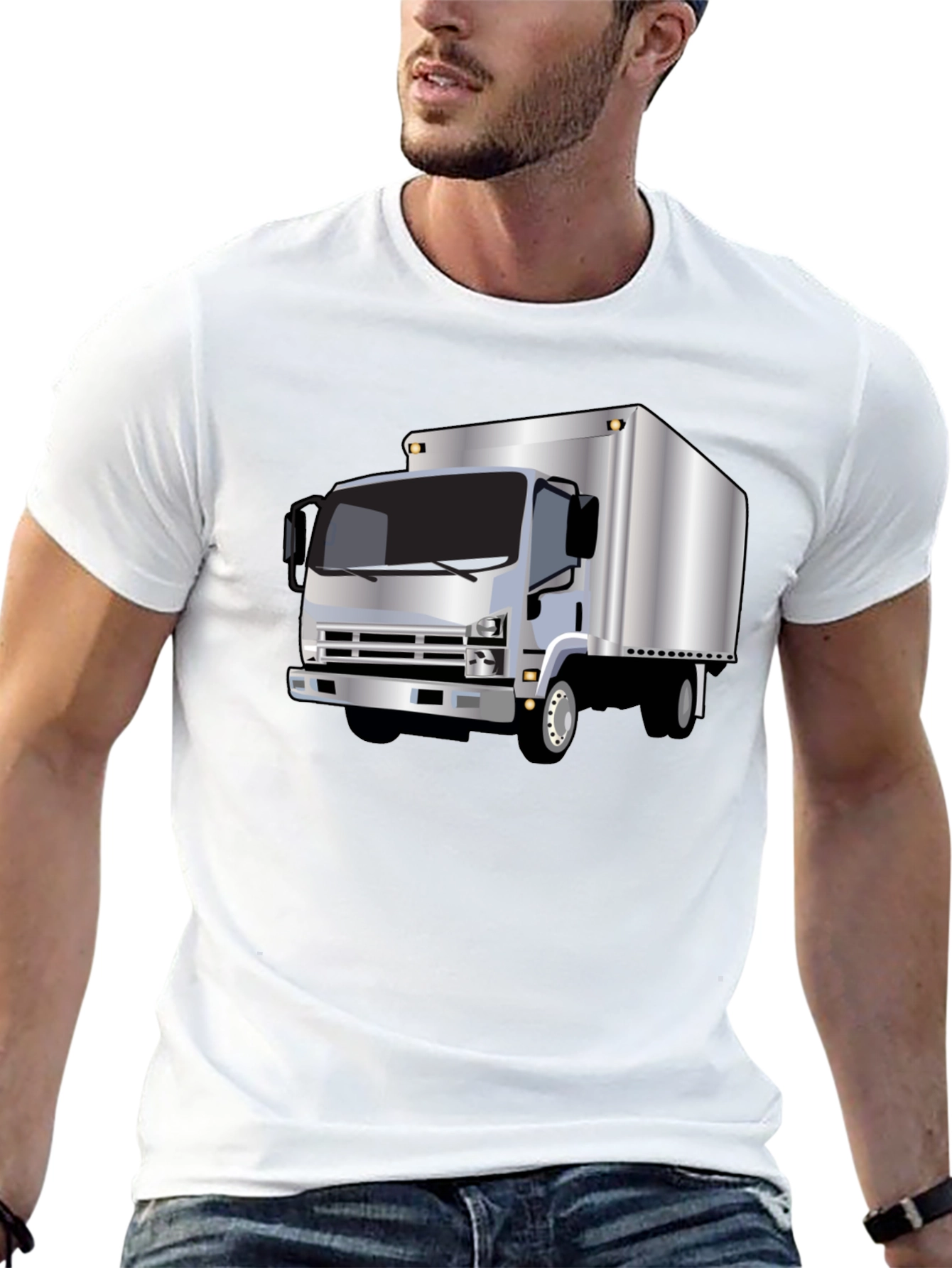 Truck Graphic Tee - Cool Black T-Shirt