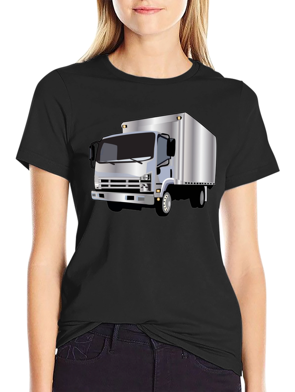 Truck Graphic Tee - Cool Black T-Shirt