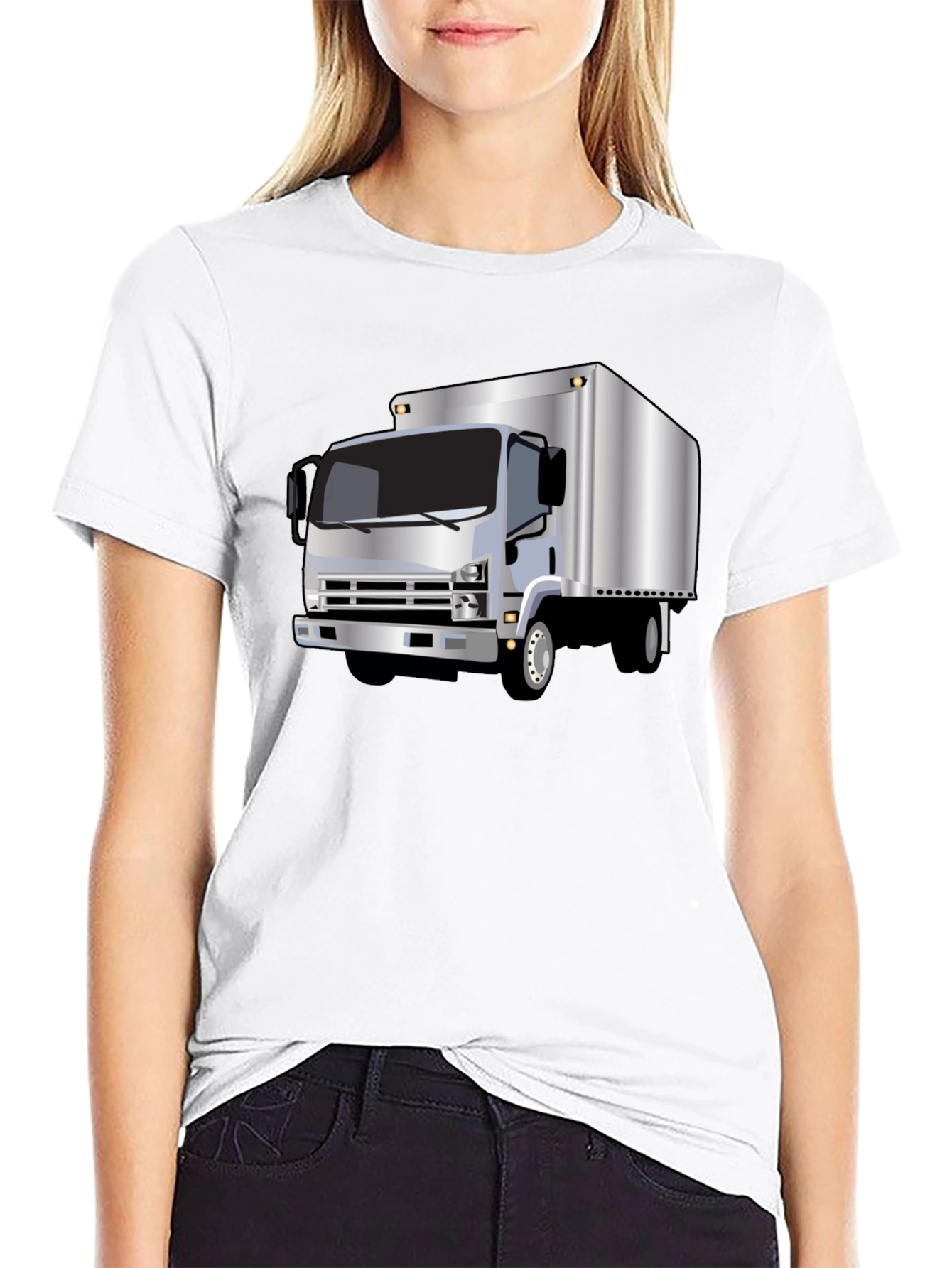 Truck Graphic Tee - Cool Black T-Shirt