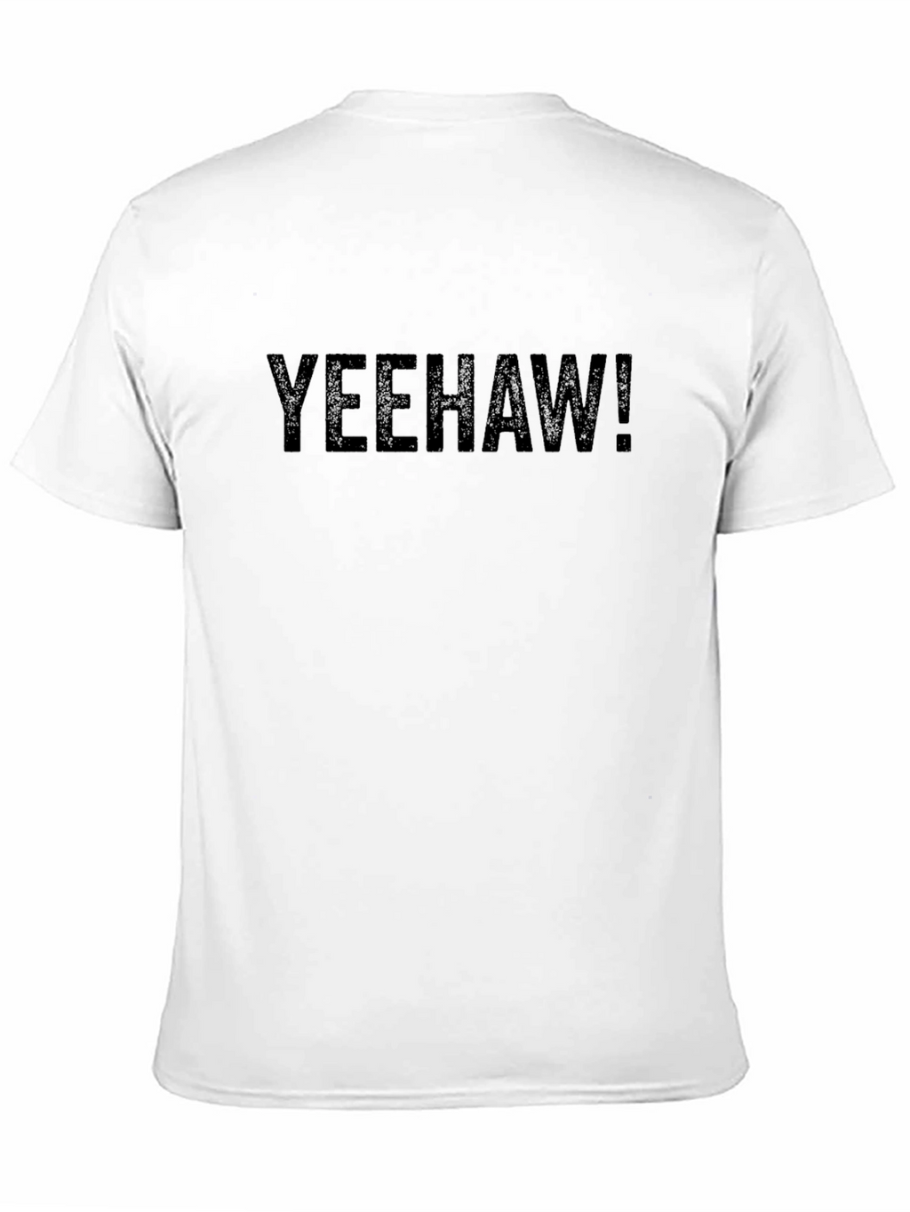 Yeehaw! Graphic Print Mens Black T-Shirt