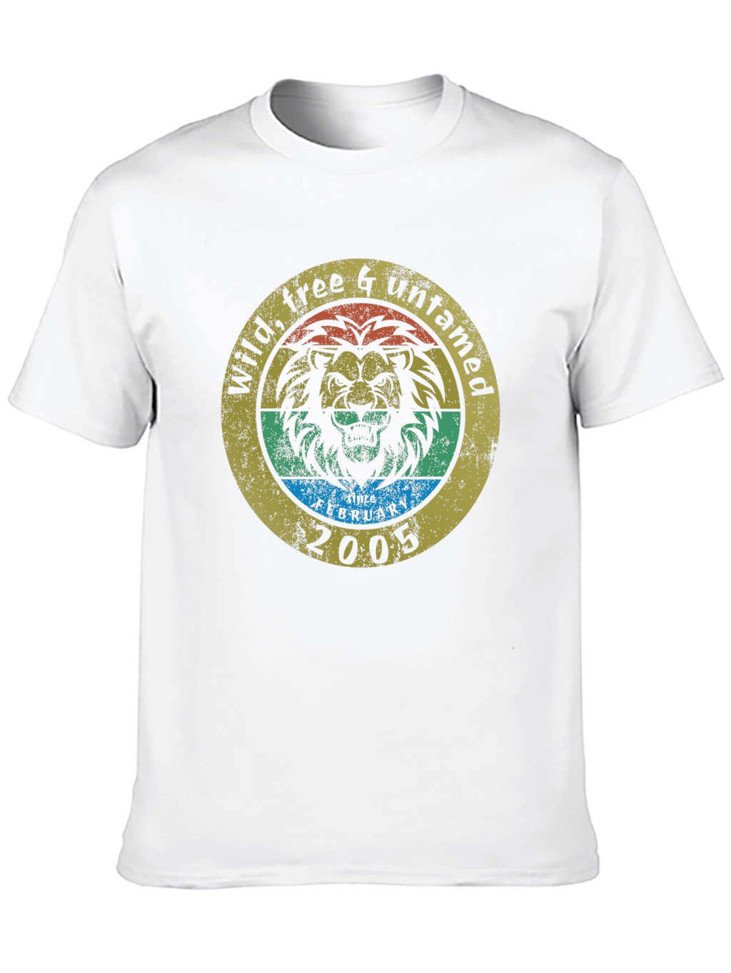 Wild Free & Untamed Lion Graphic Tee