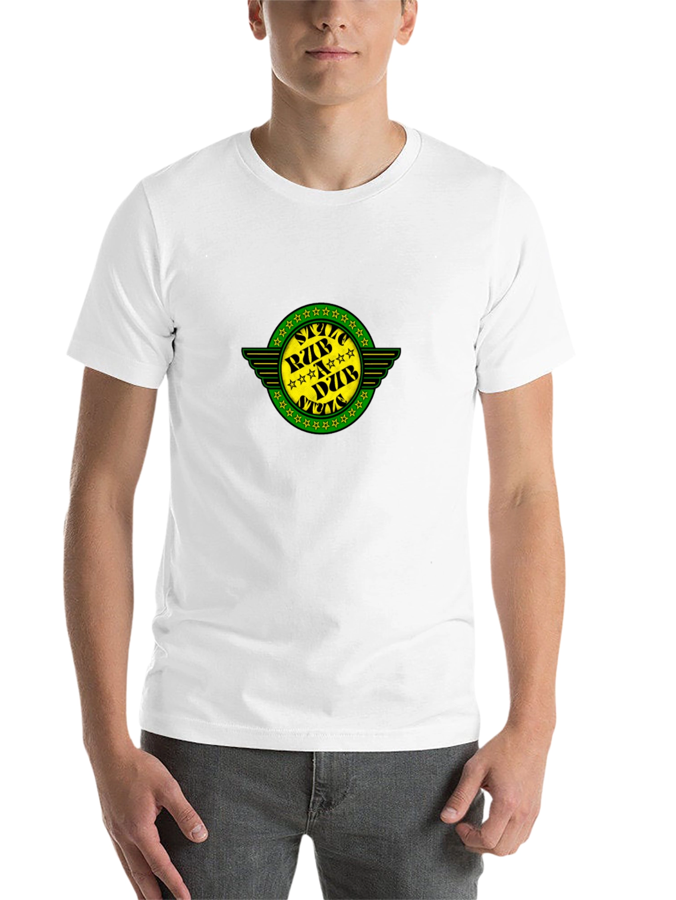 Graphic Tee - Star RZBADZB NUZB Design Black