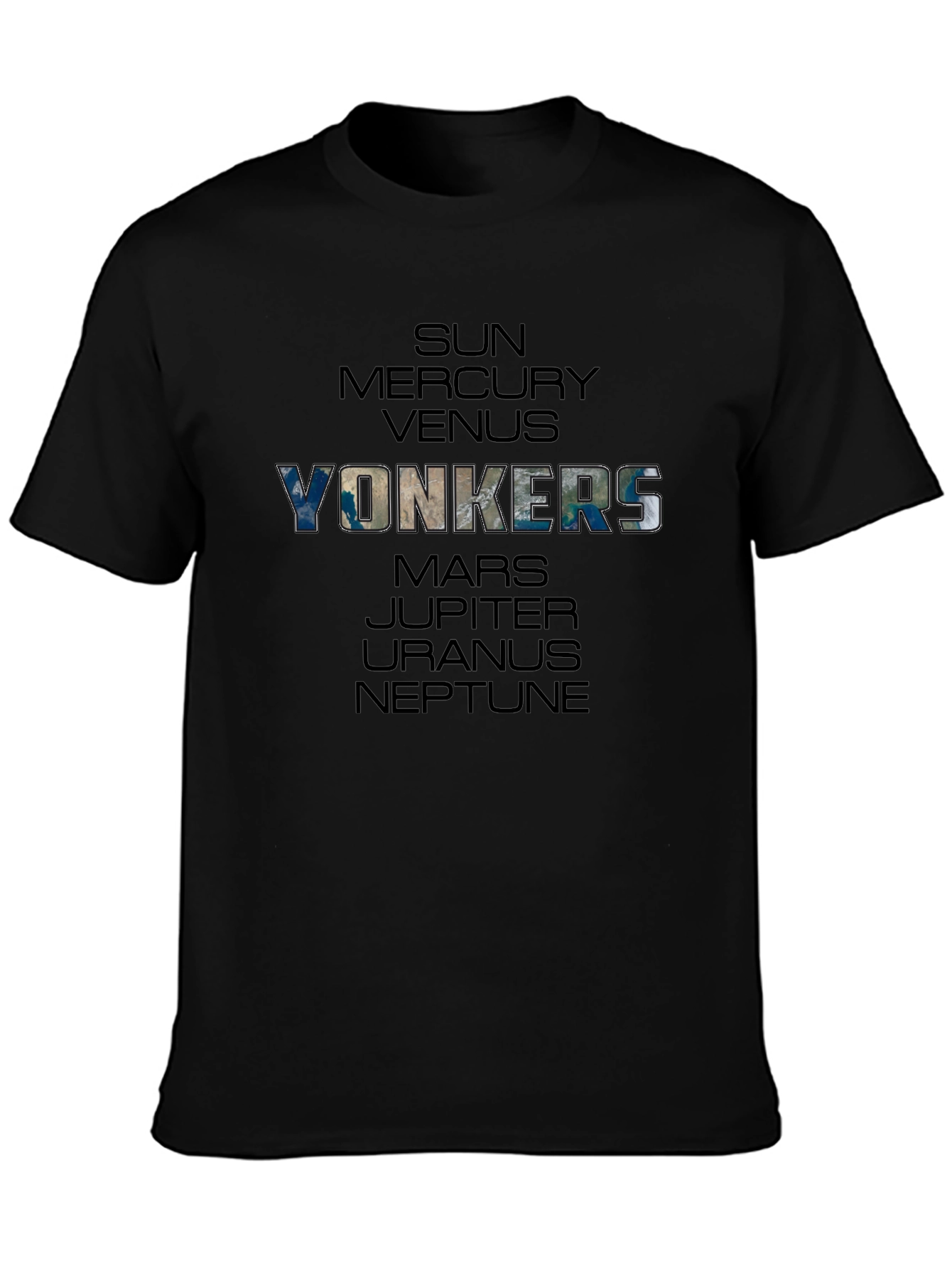Yonkers Planet T-Shirt - Space Graphic Tee