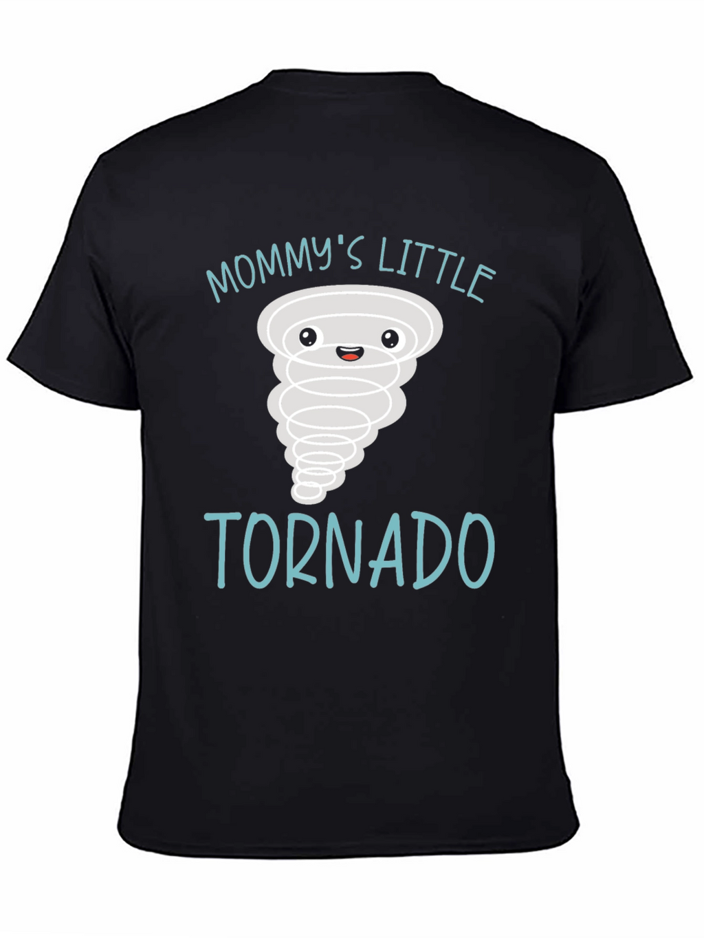 Mommys Little Tornado Black T-Shirt