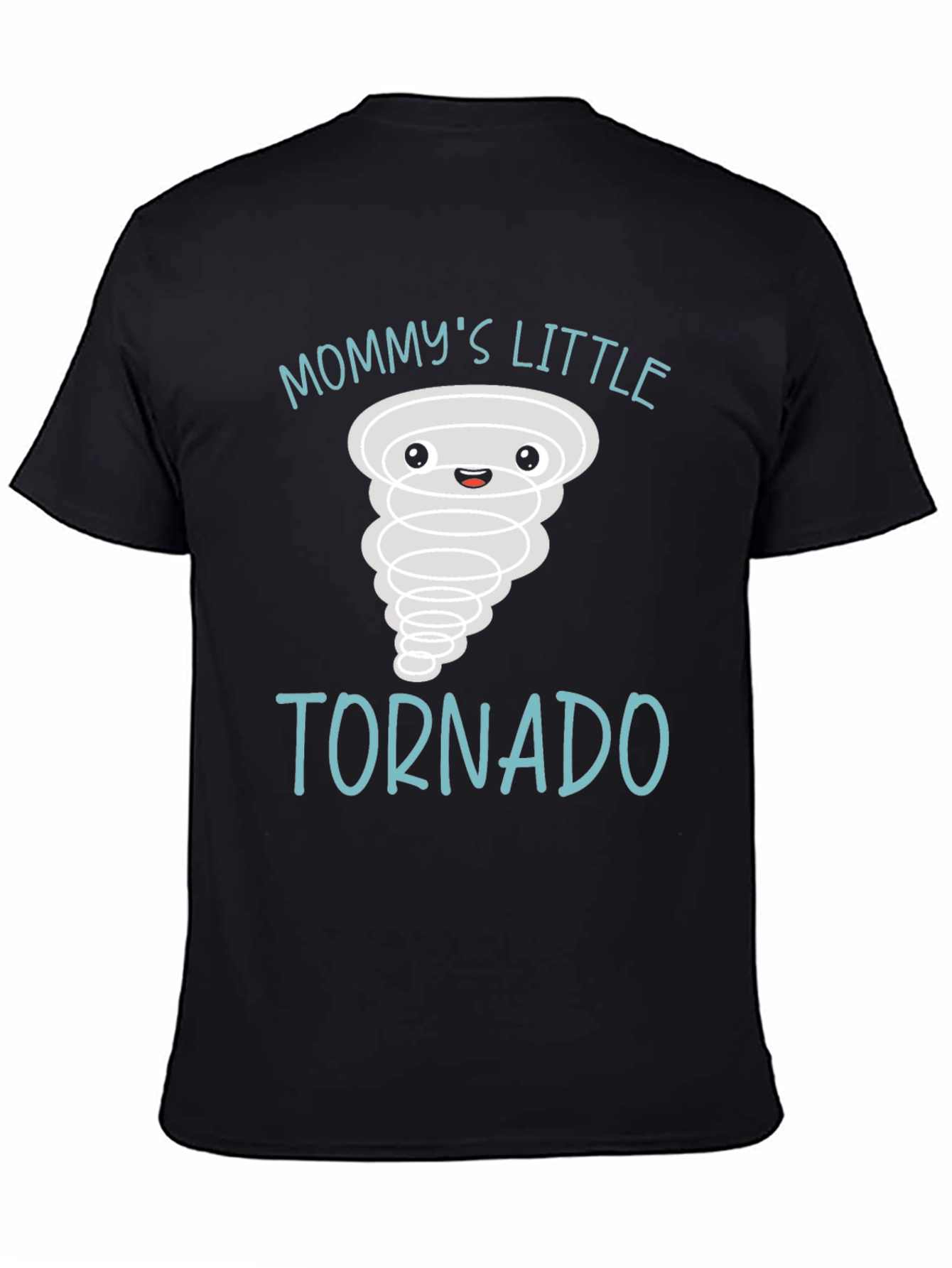 Mommys Little Tornado Black T-Shirt