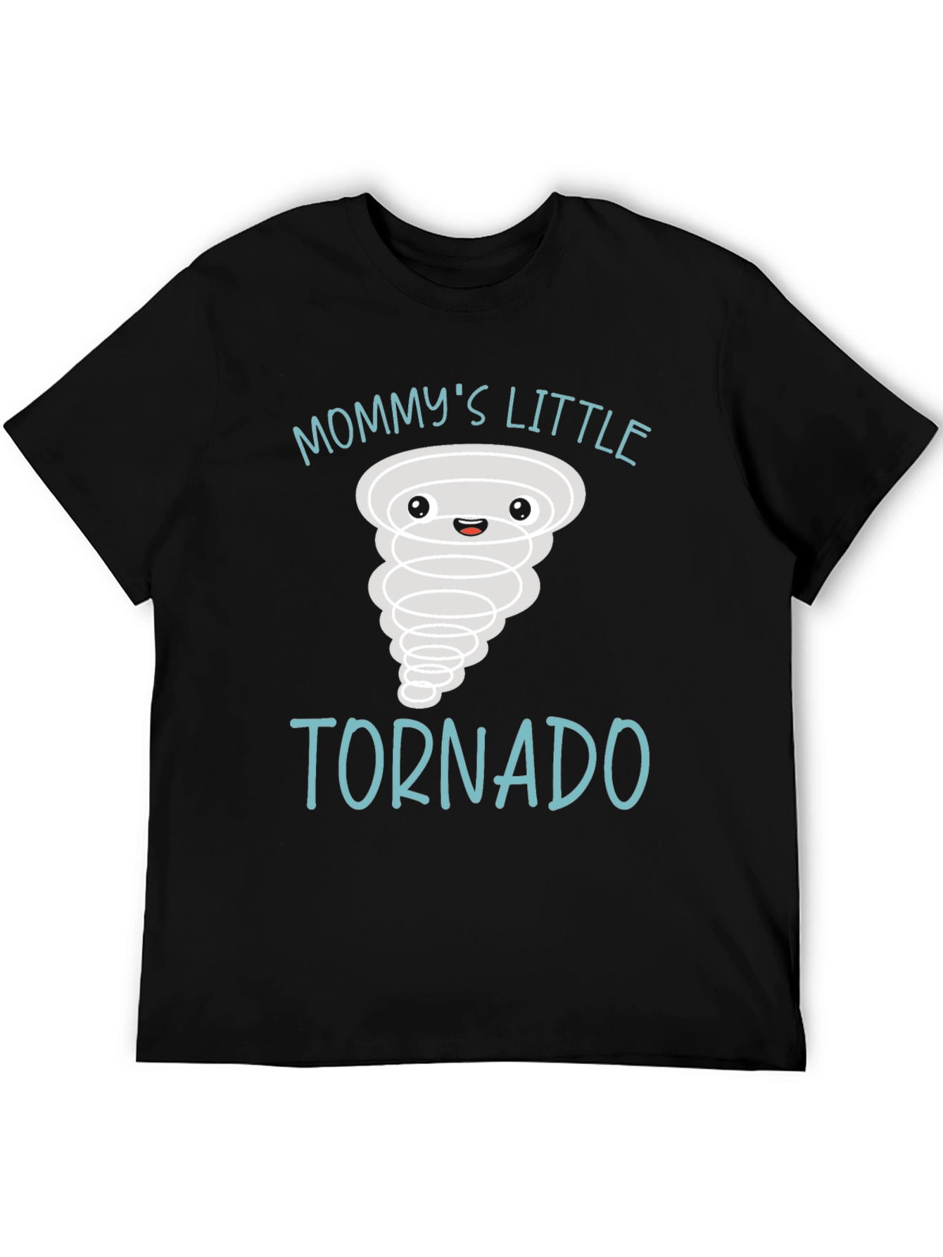 Mommys Little Tornado Black T-Shirt