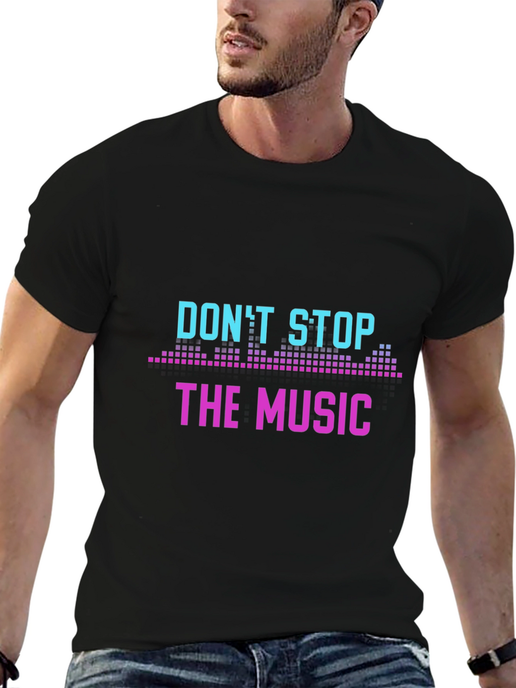 Dont Stop The Music Graphic T-Shirt