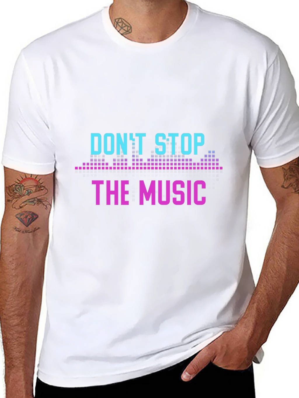 Dont Stop The Music Graphic T-Shirt