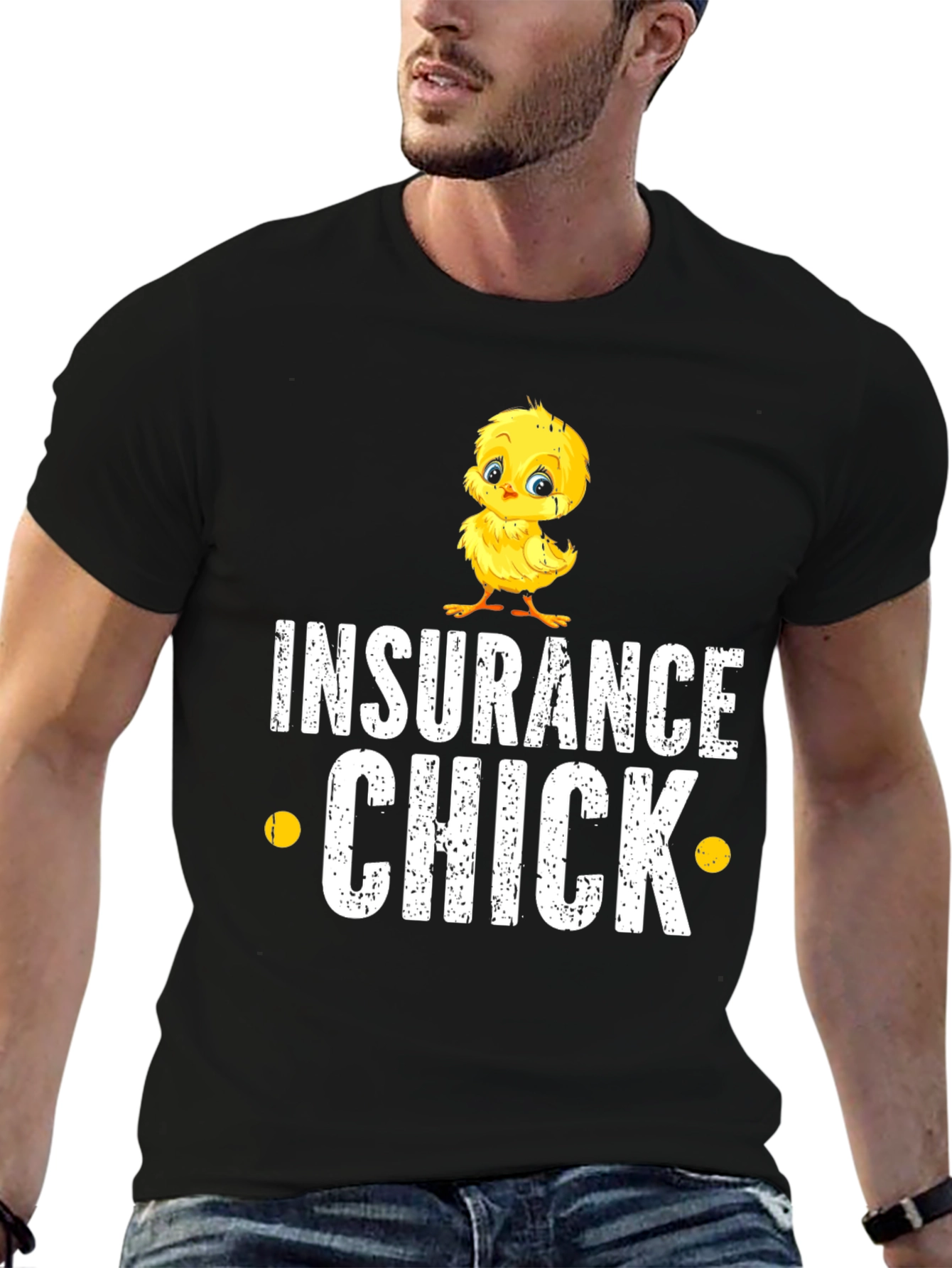 Insurance Chick Funny Graphic T-Shirt