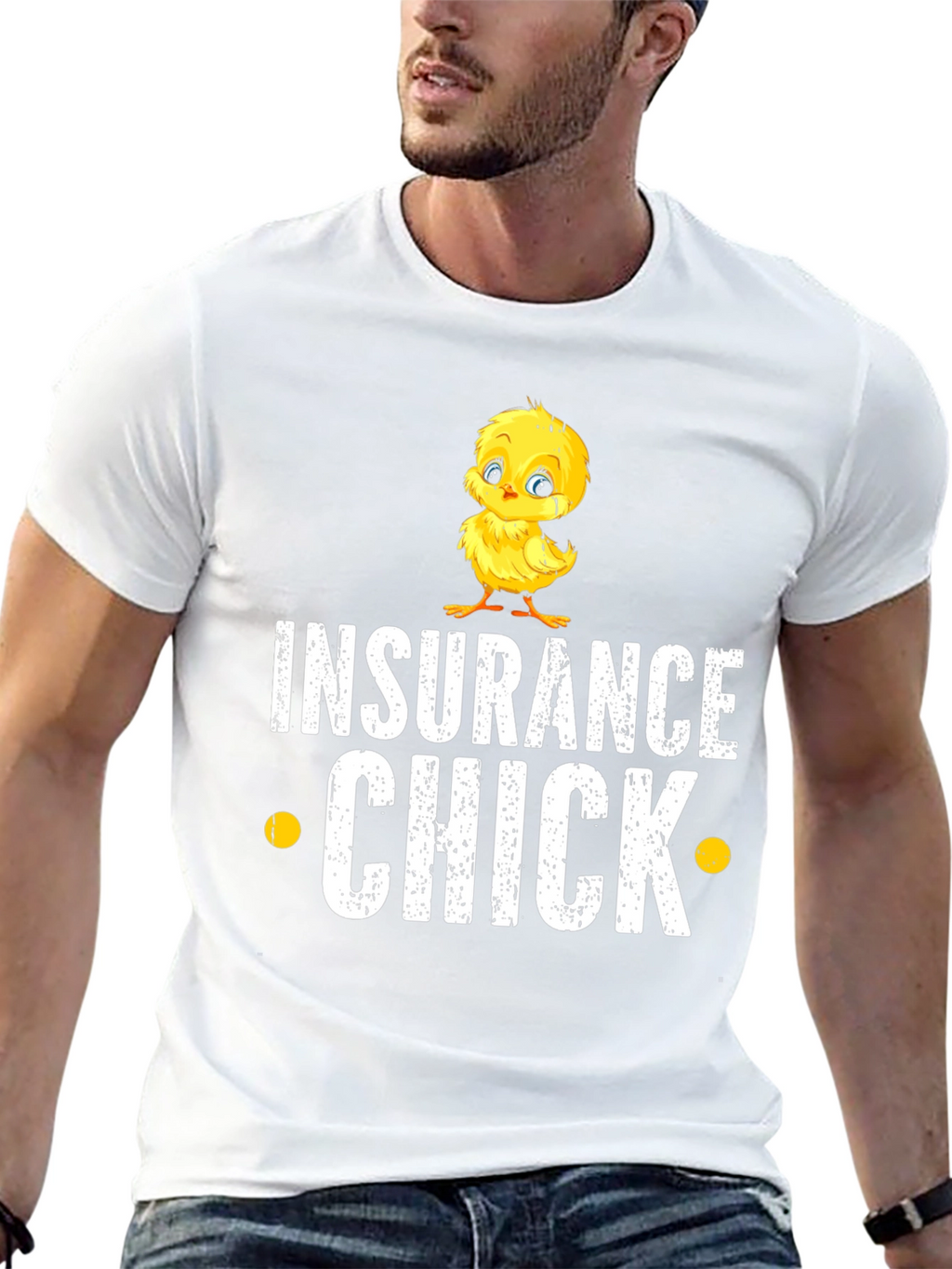 Insurance Chick Funny Graphic T-Shirt