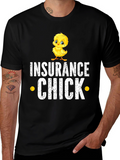 Insurance Chick Funny Graphic T-Shirt