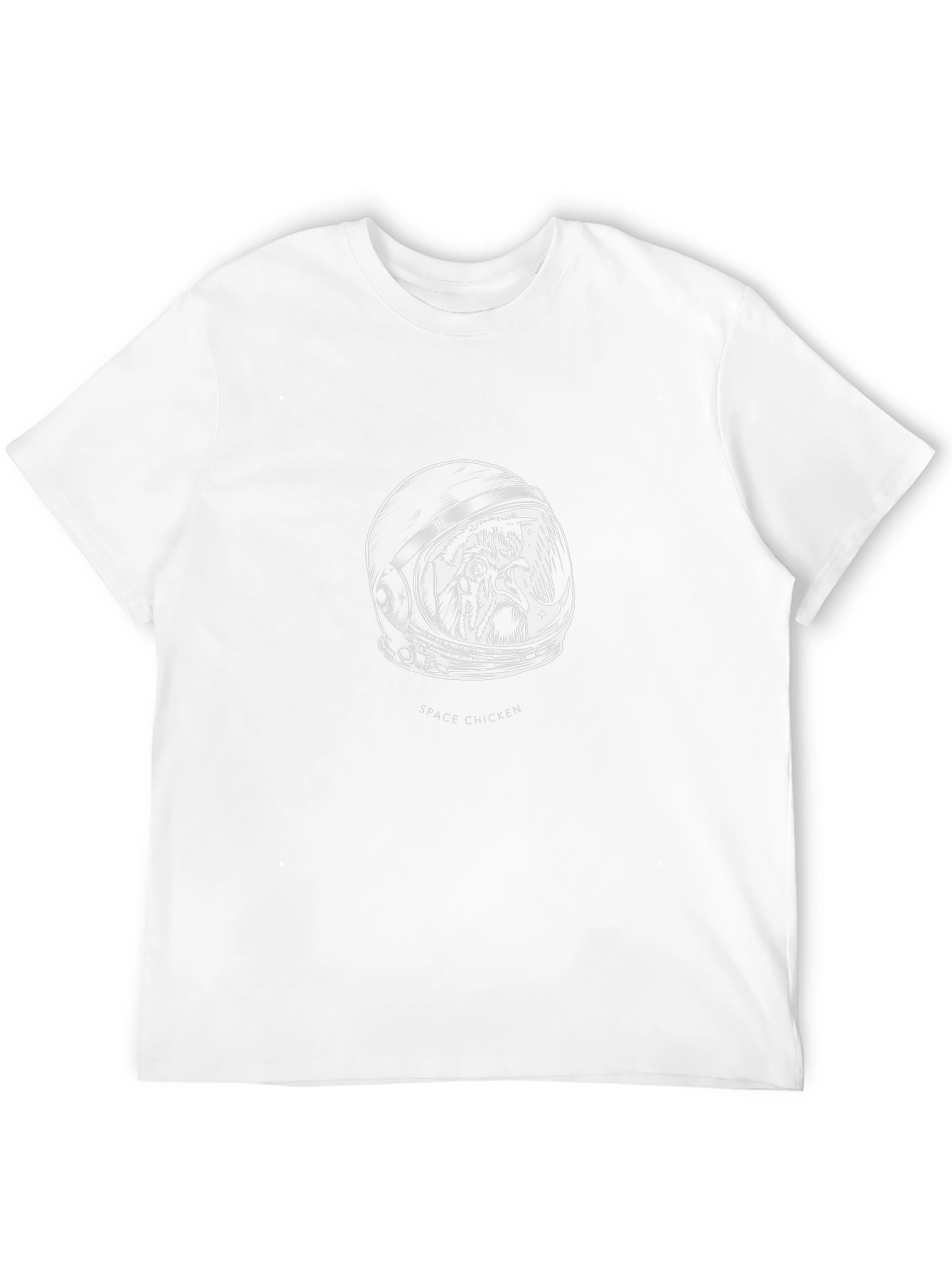Space Chicken Graphic T-Shirt