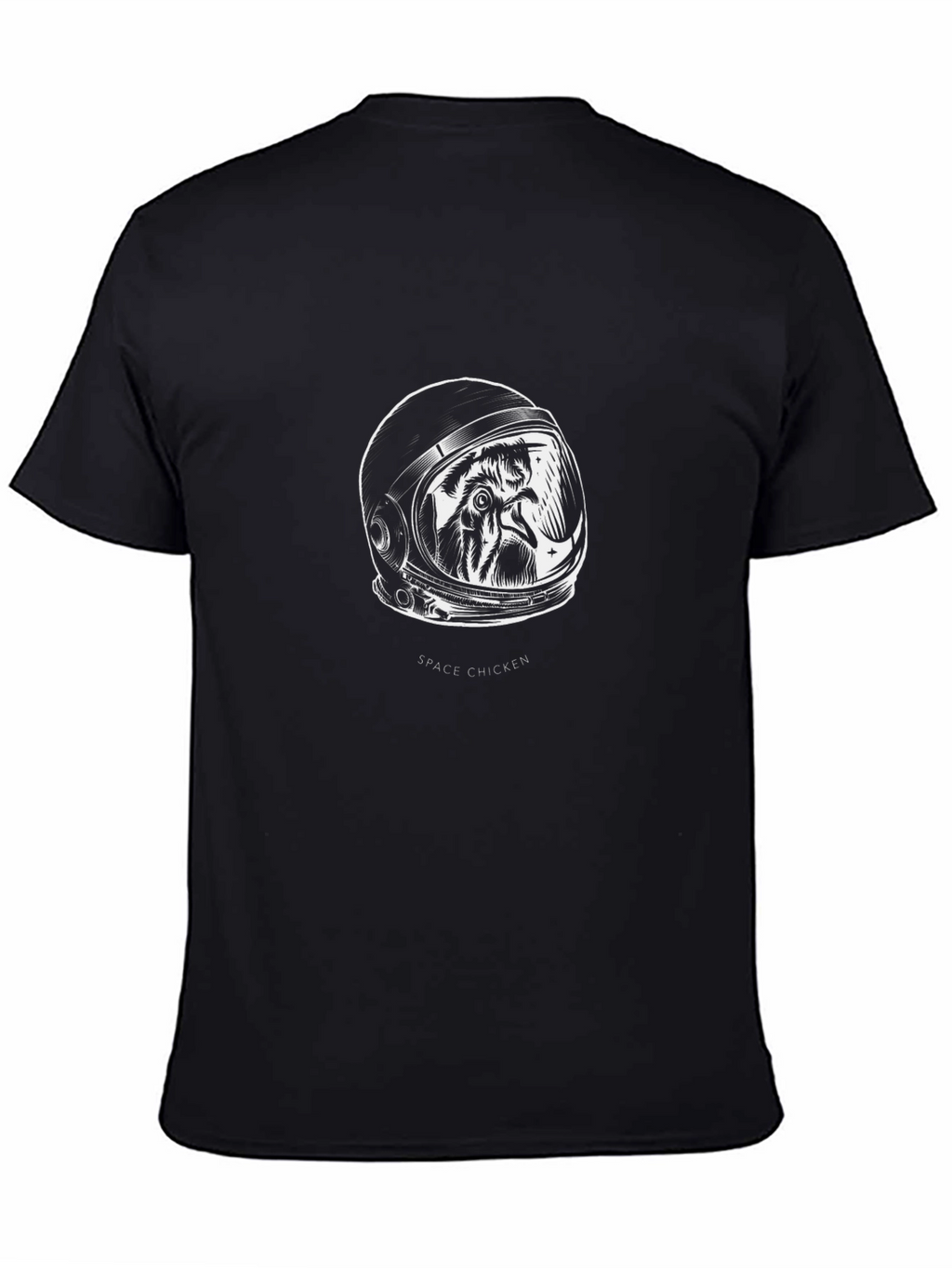 Space Chicken Graphic T-Shirt