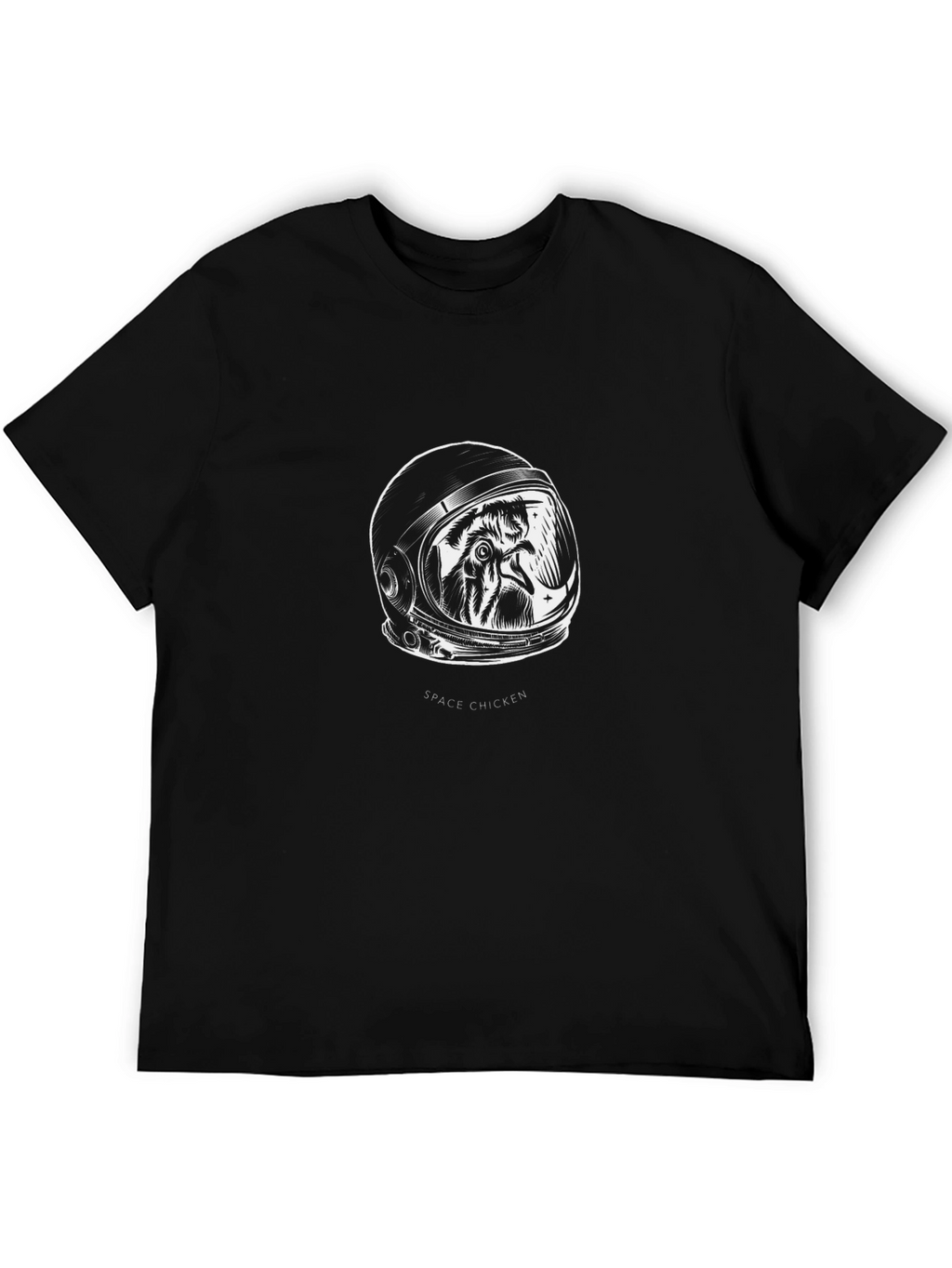 Space Chicken Graphic T-Shirt