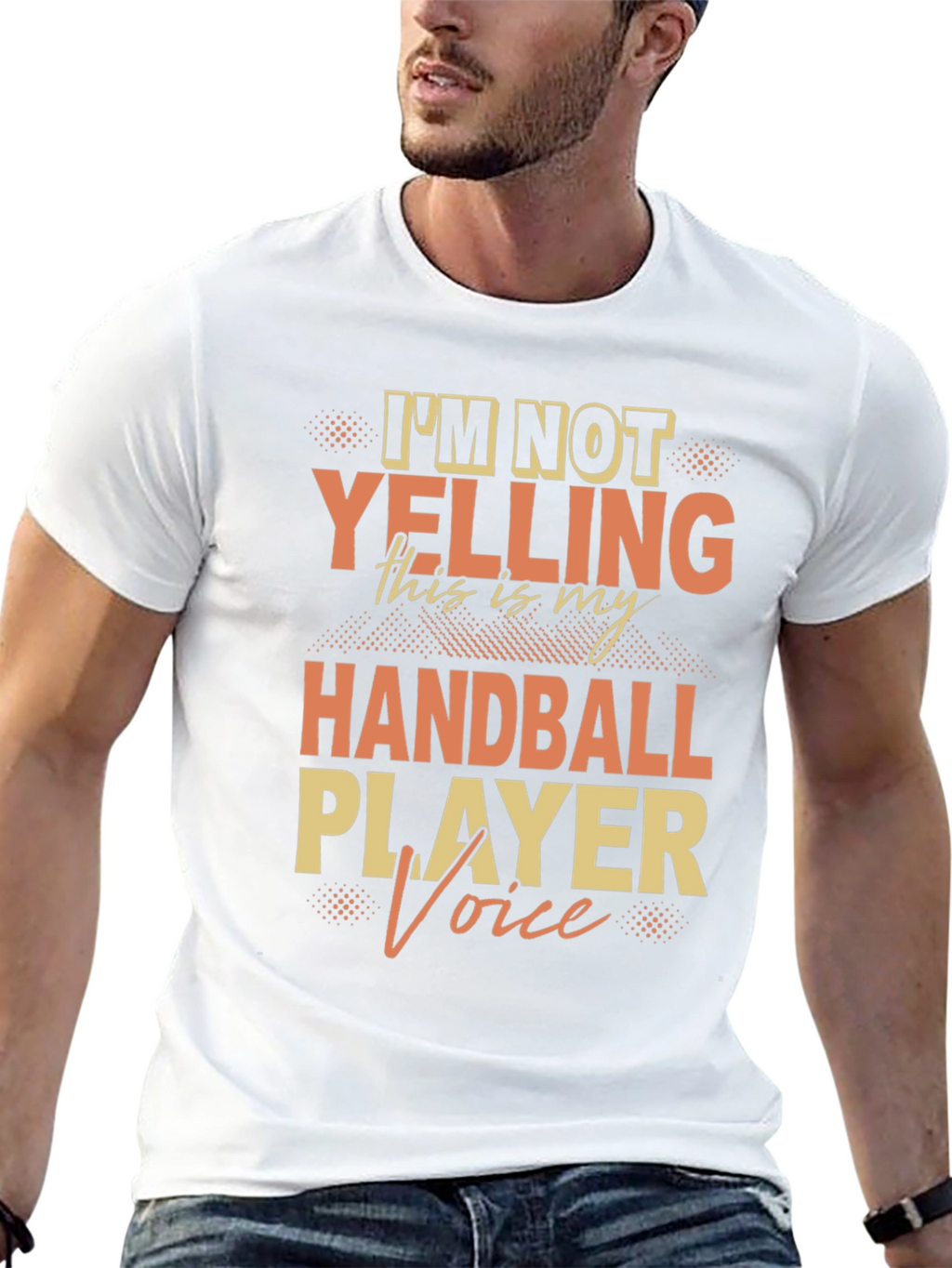 Funny Handball Player Voice T-Shirt