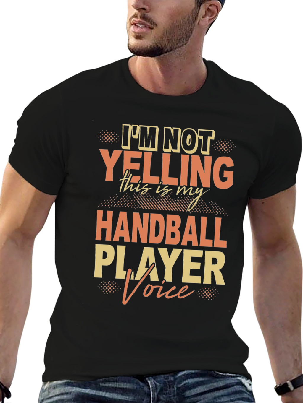 Funny Handball Player Voice T-Shirt