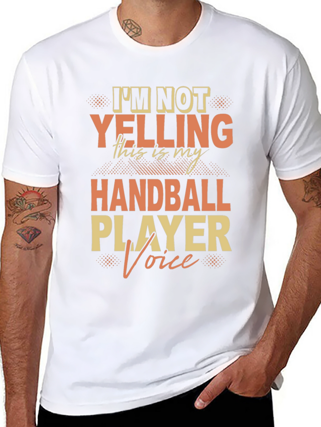 Funny Handball Player Voice T-Shirt