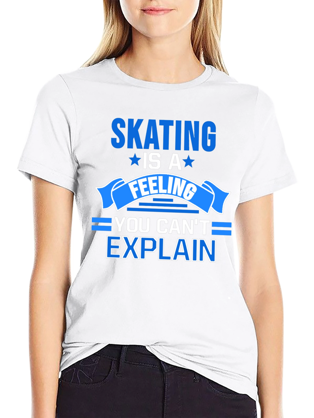Skating Is A Feeling T-Shirt - Unisex Cotton Tee