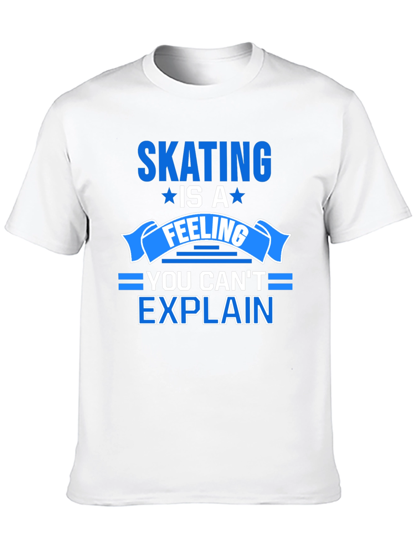 Skating Is A Feeling T-Shirt - Unisex Cotton Tee