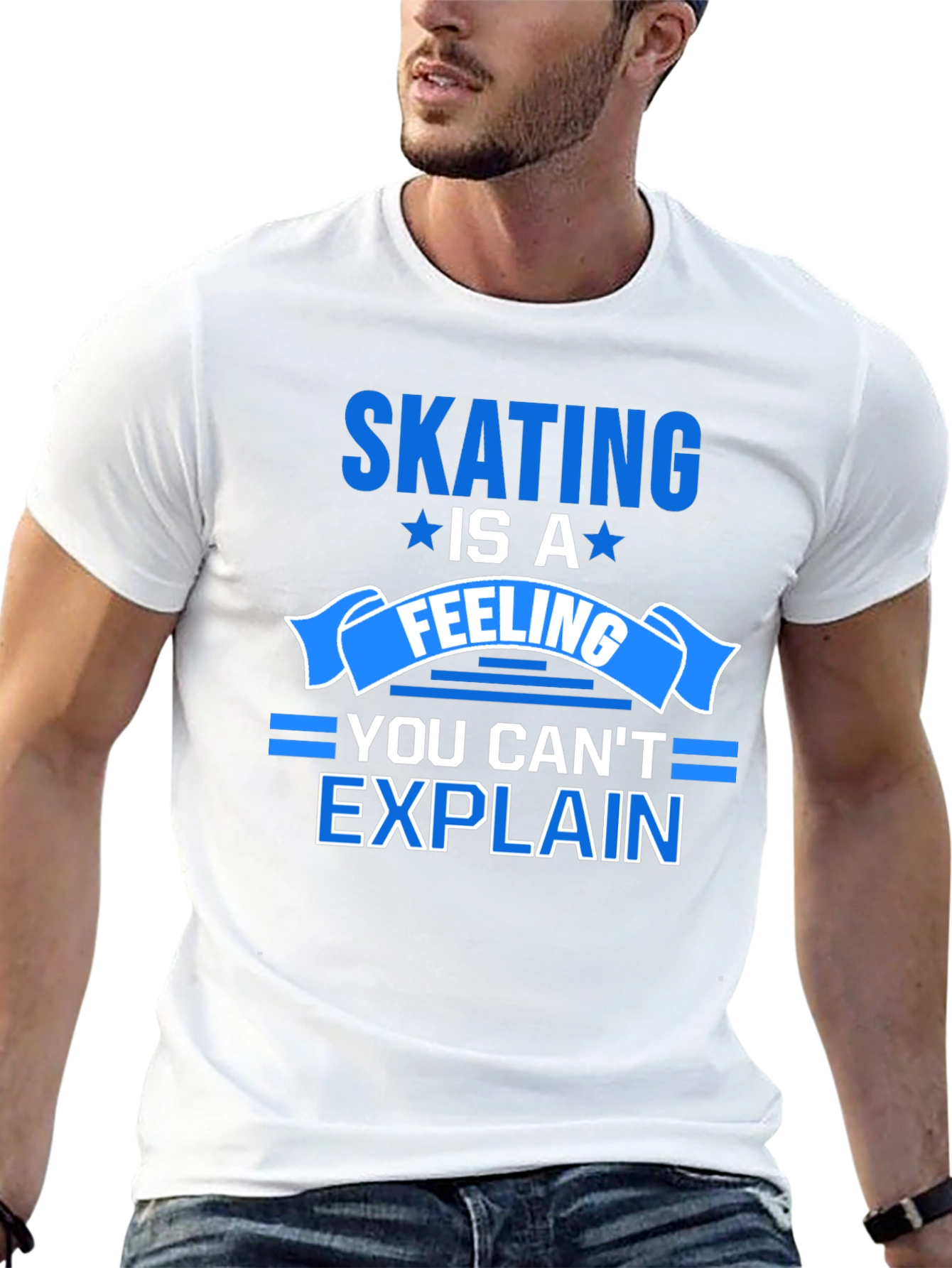 Skating Is A Feeling T-Shirt - Unisex Cotton Tee