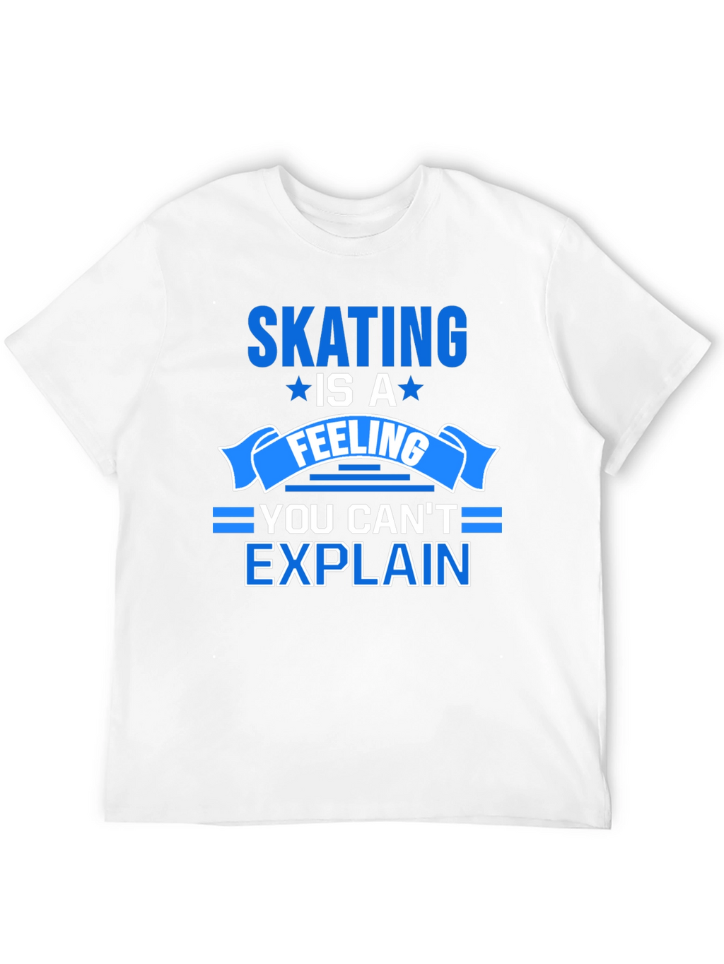 Skating Is A Feeling T-Shirt - Unisex Cotton Tee