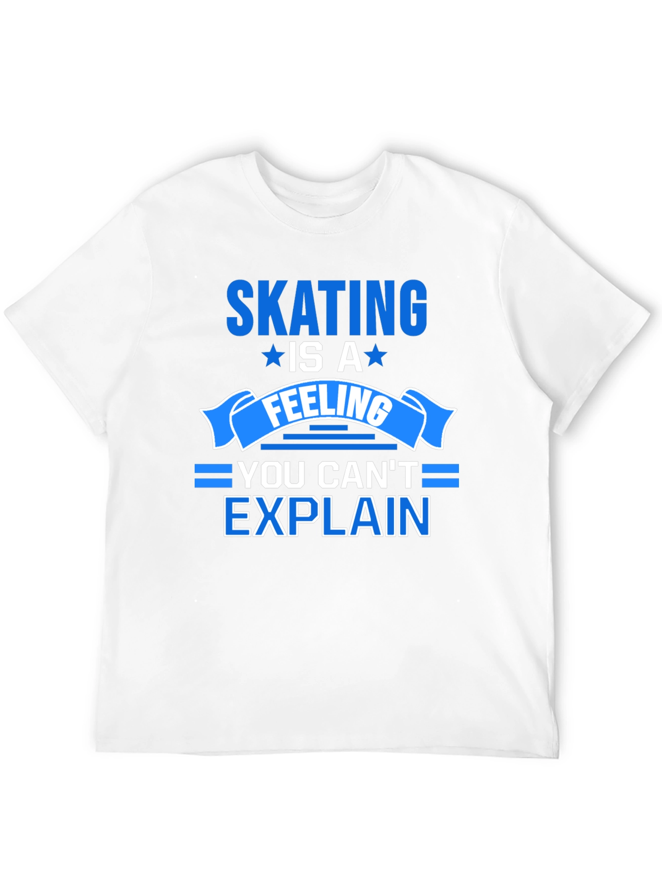 Skating Is A Feeling T-Shirt - Unisex Cotton Tee