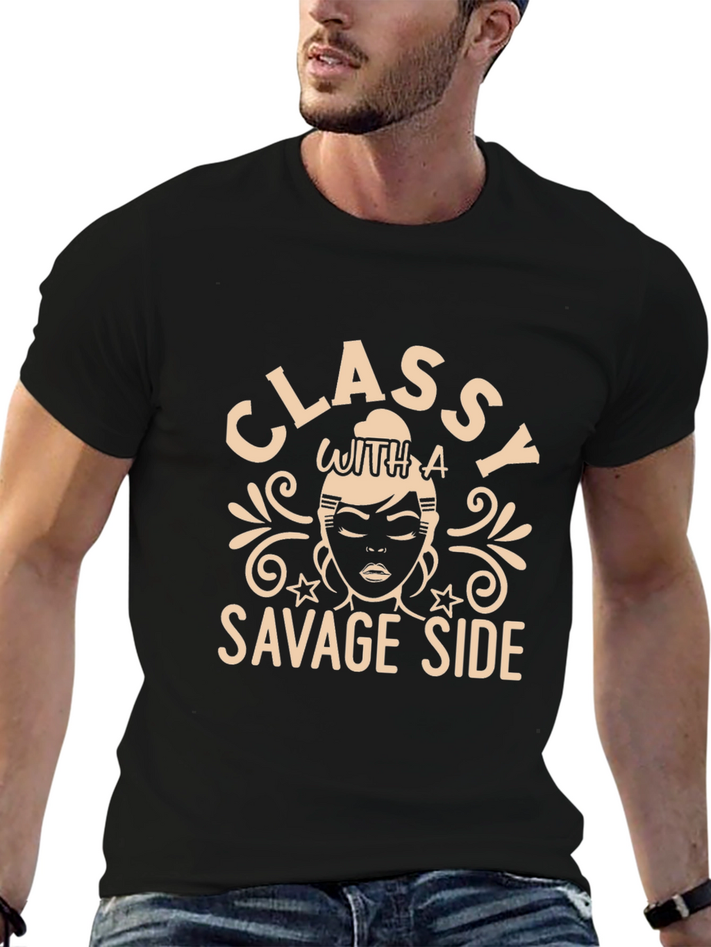 Classy With A Savage Side Graphic T-Shirt