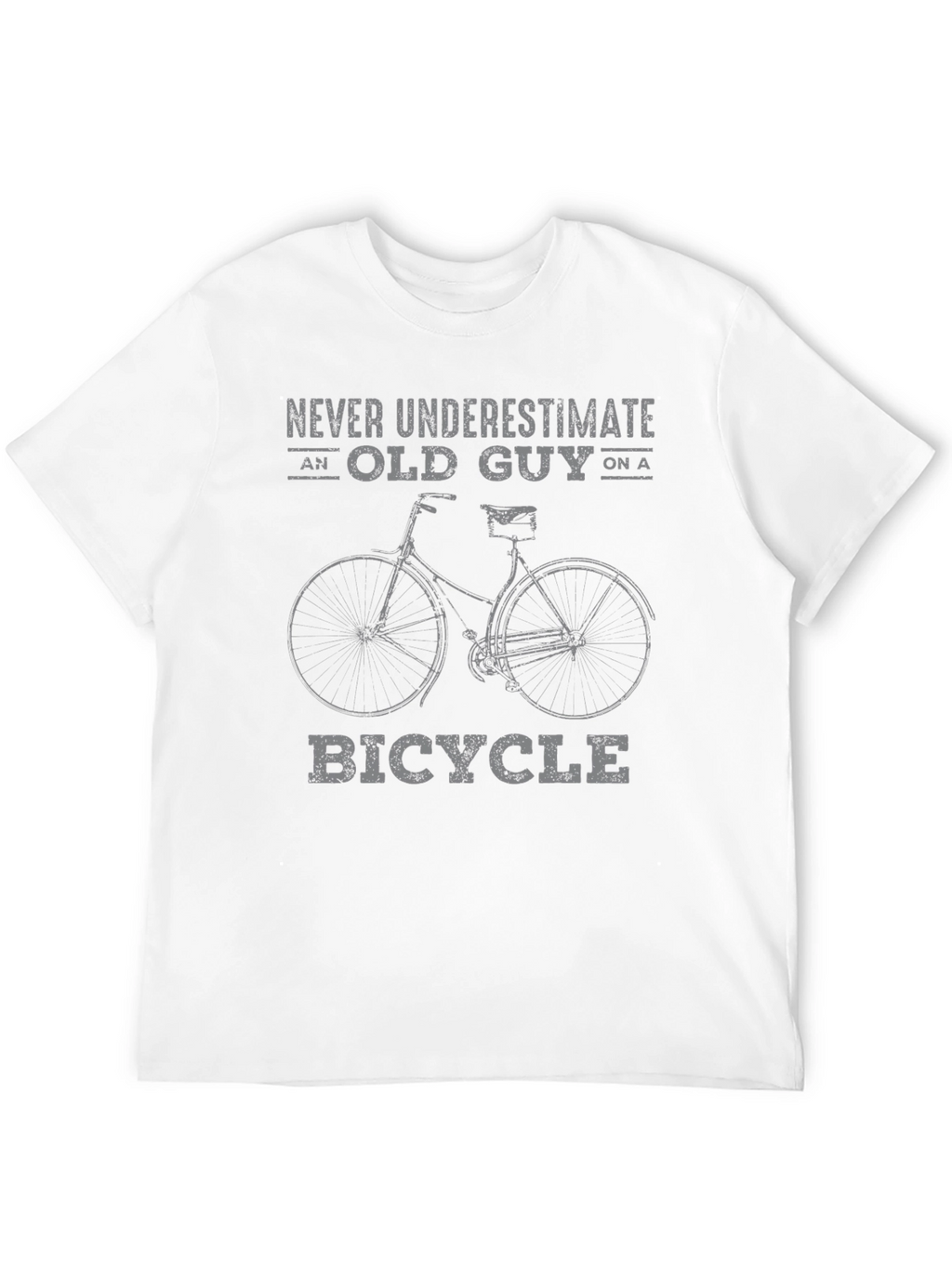 Old Guy on a Bicycle T-Shirt