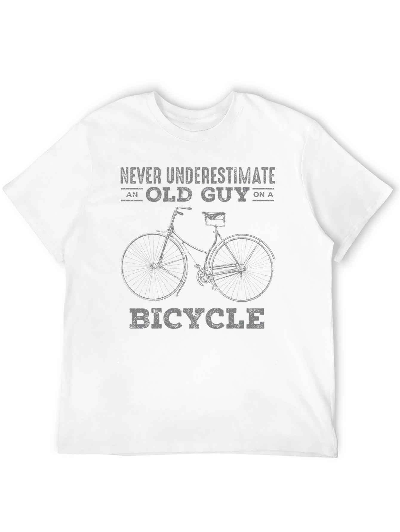 Old Guy on a Bicycle T-Shirt