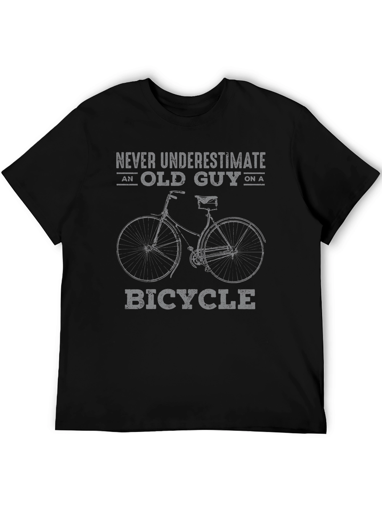 Old Guy on a Bicycle T-Shirt