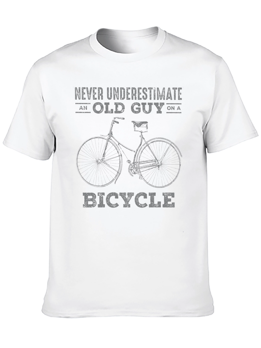Old Guy on a Bicycle T-Shirt