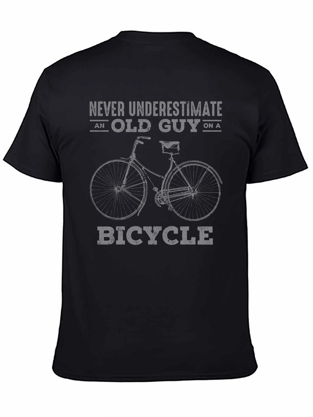 Old Guy on a Bicycle T-Shirt