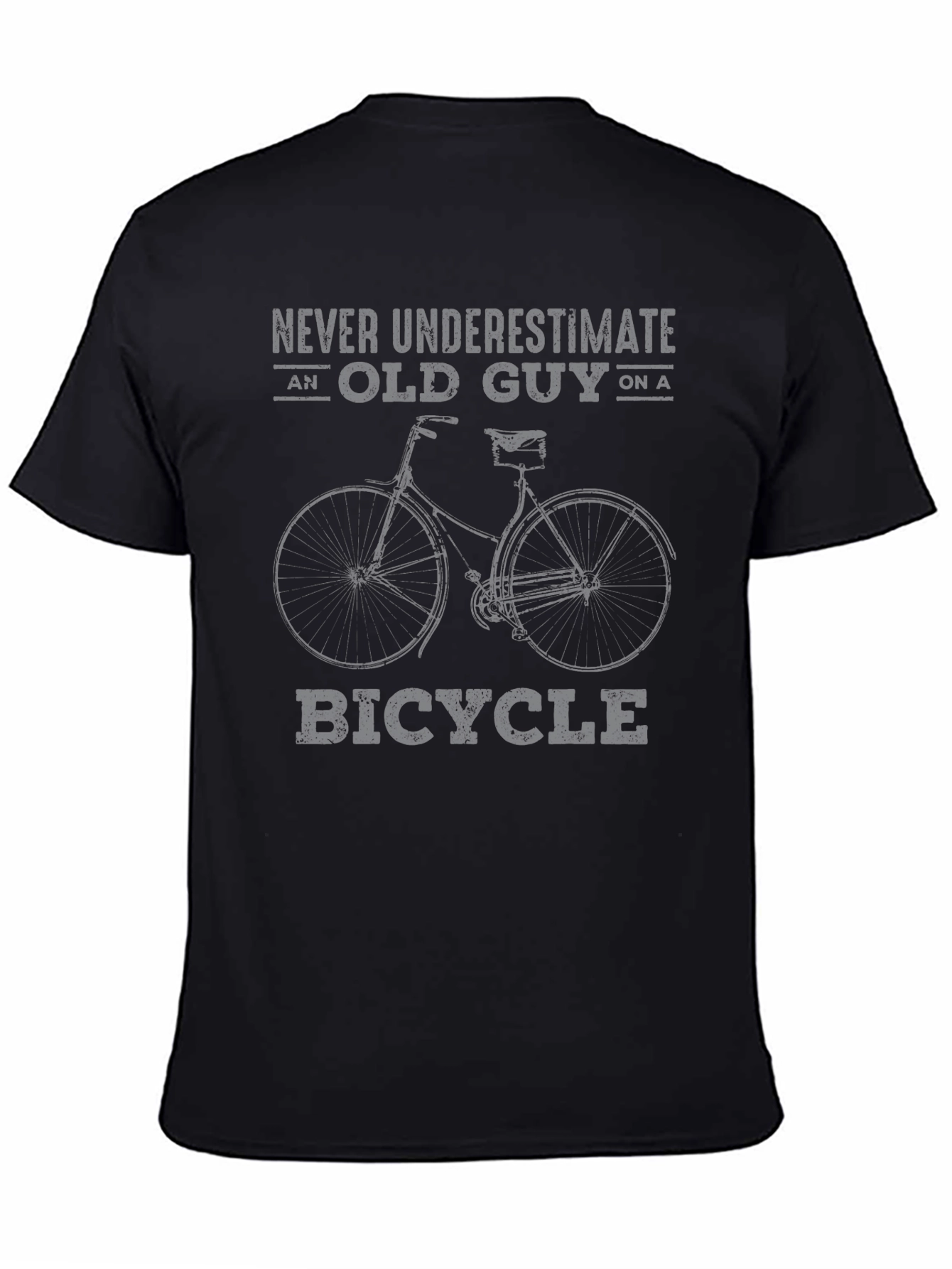 Old Guy on a Bicycle T-Shirt